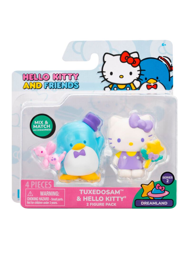 Set 2 Figuras Tuxedosam & Hello Kitty-1