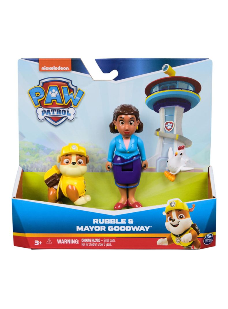 Figura de Acción Rubble & Mayor Goodway-1