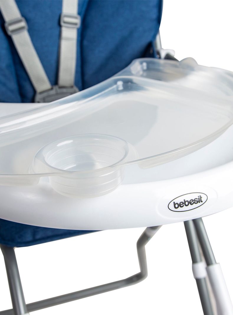 Silla de Comer Plegable Vectra Azul Bebesit-3
