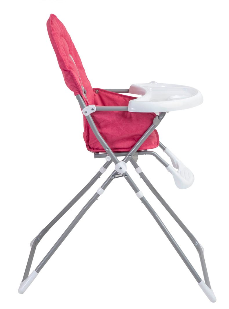 Silla de Comer Plegable Vectra Rosada Bebesit-2