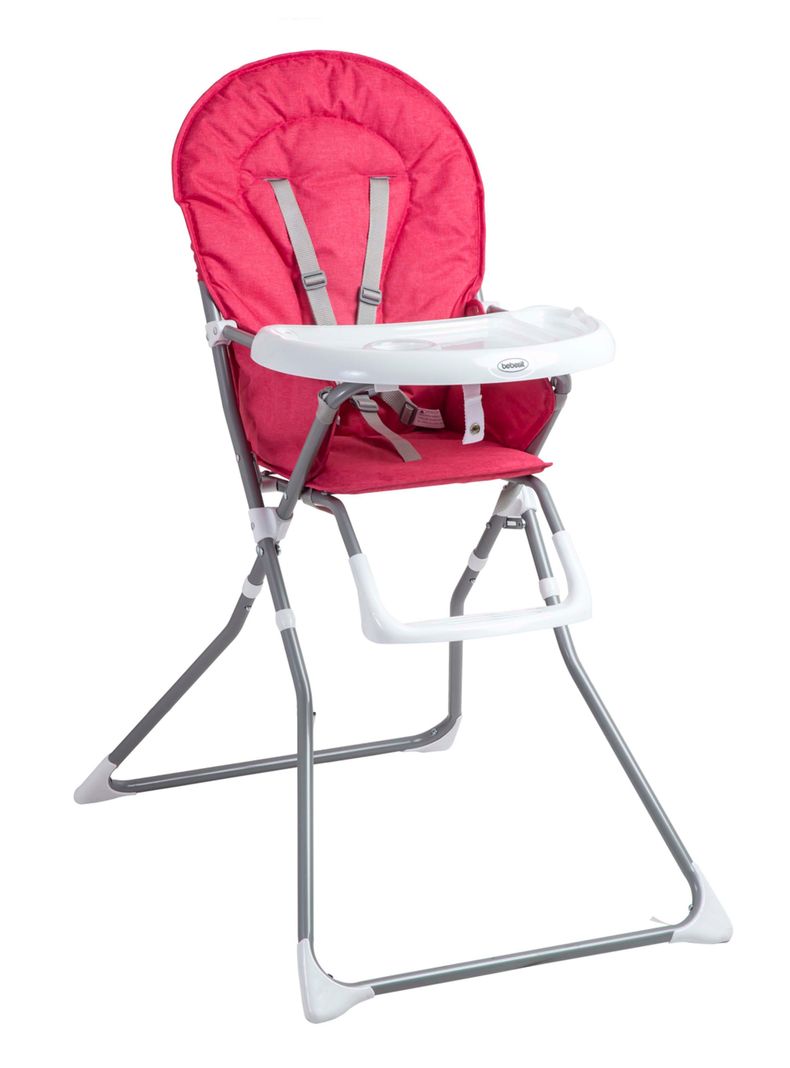 Silla de Comer Plegable Vectra Rosada Bebesit-0