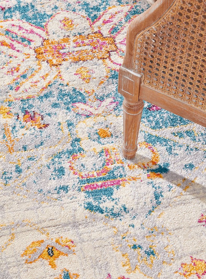 Alfombra 160 x 230 cm Romantic Crema-2