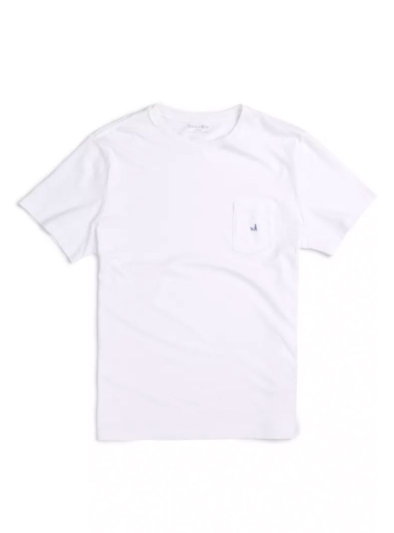 Polera Bolsillo Crew Neck