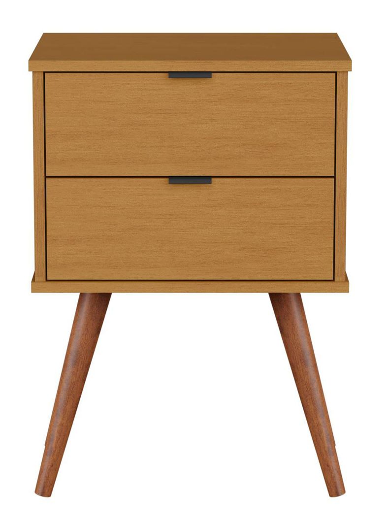 Velador Luxor 2 Cajones Caramelo