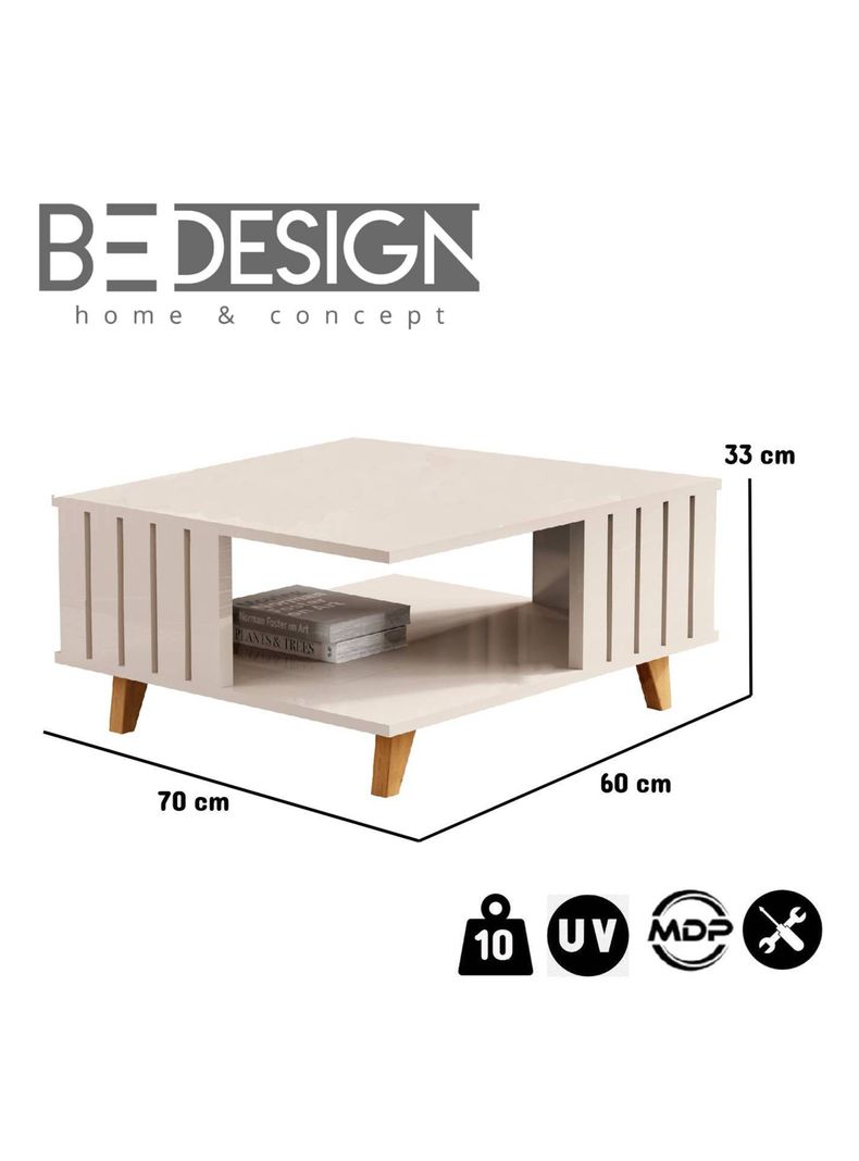 Mesa de Centro Acaí 60x70 cm Perla-1