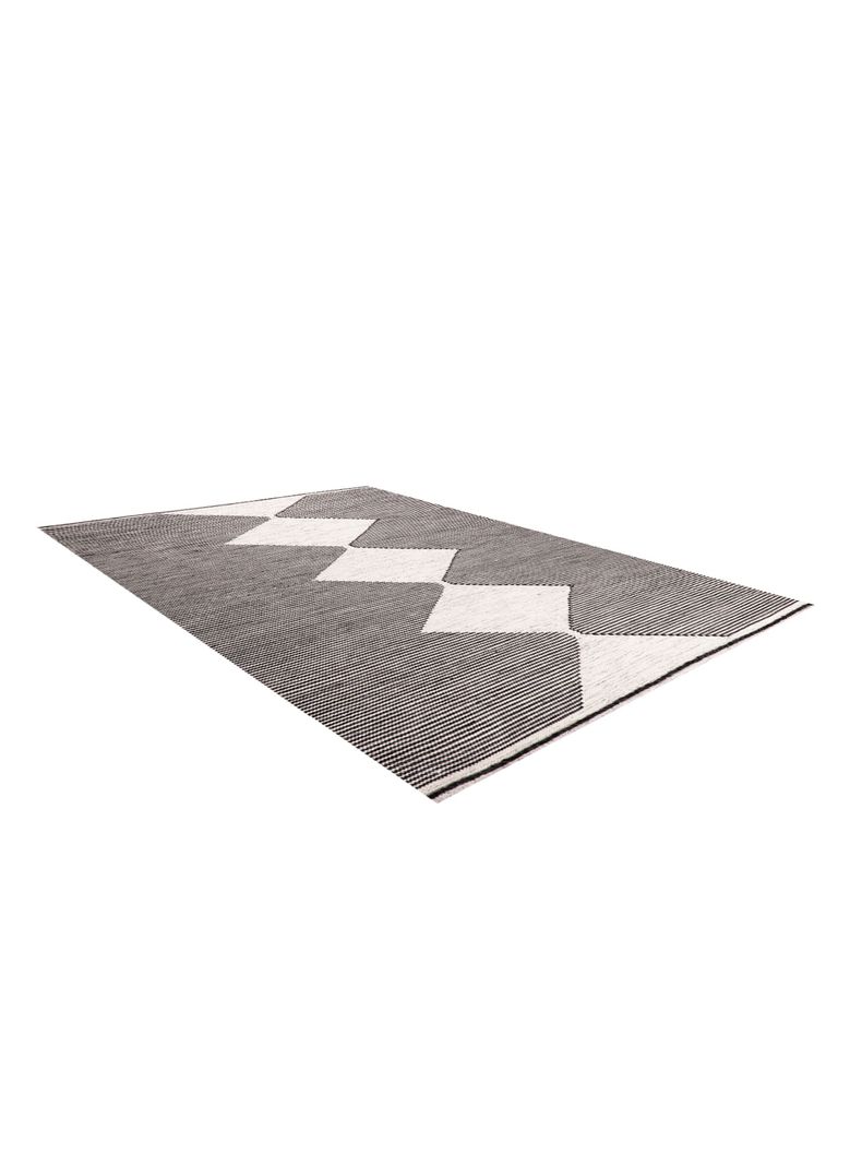 Alfombra Textur Negro-Blanco 160 x 230 cm-1