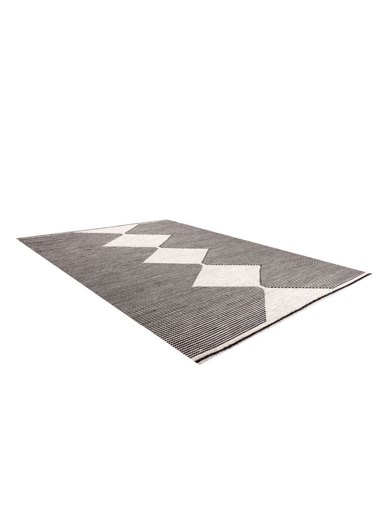 Alfombra Textur Negro-Blanco 190 x 290 cm-1