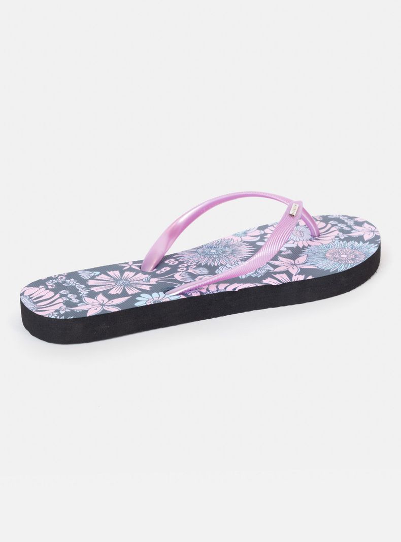 Sandalia Print Floral Baja Mujer 5S1137-WV-3