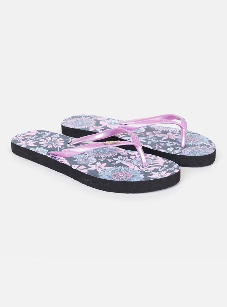 Sandalia Print Floral Baja Mujer 5S1137-WV-1