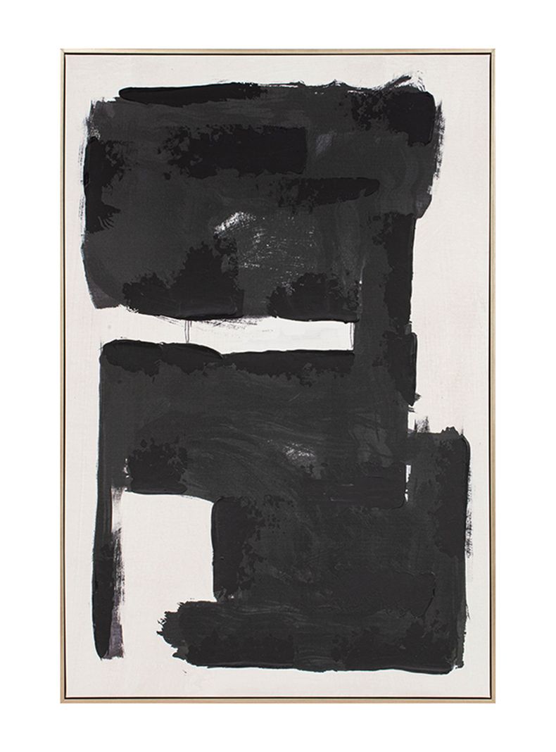Cuadro Canvas Negro A 80x120 cm-0