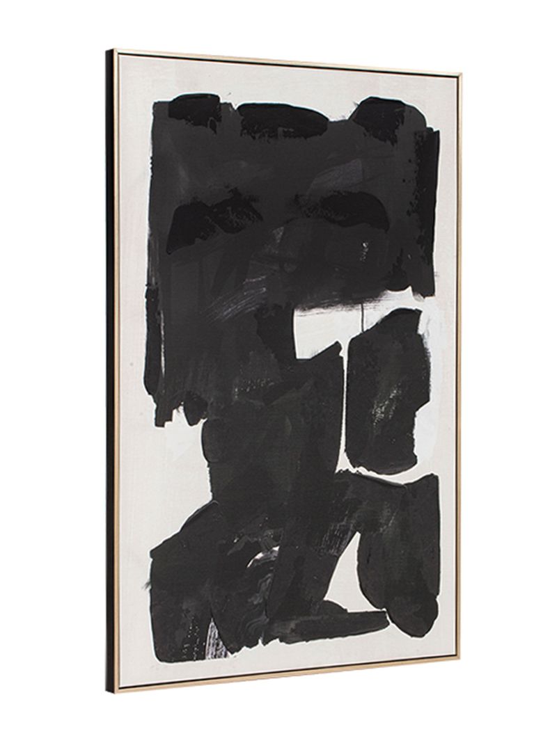 Cuadro Canvas Negro B 80x120 cm-2
