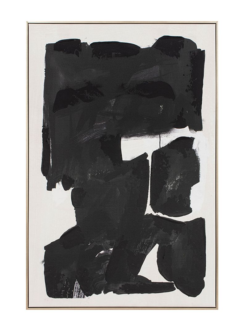 Cuadro Canvas Negro B 80x120 cm-0