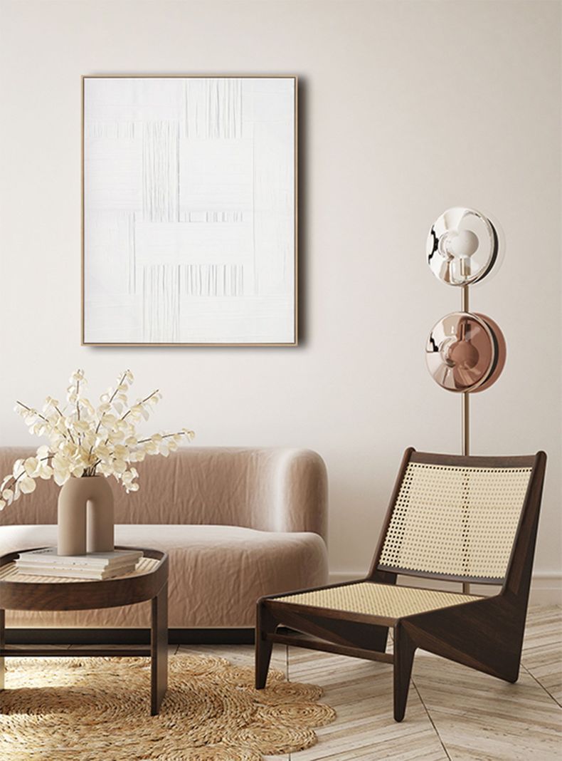 Cuadro Canvas Blanco B 80x100 cm-4