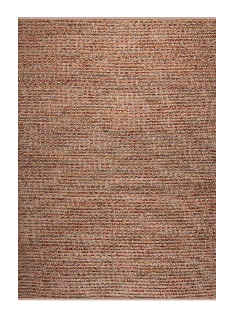 Alfombra Yute 230 x 330 cm Natural y multicolor-0