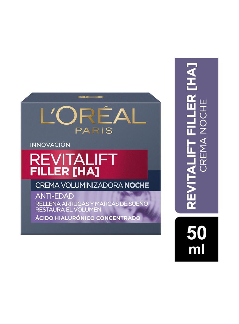 Crema Dermo Expertise L'Oréal Paris Revitalift Filler Noche 50 ml-0