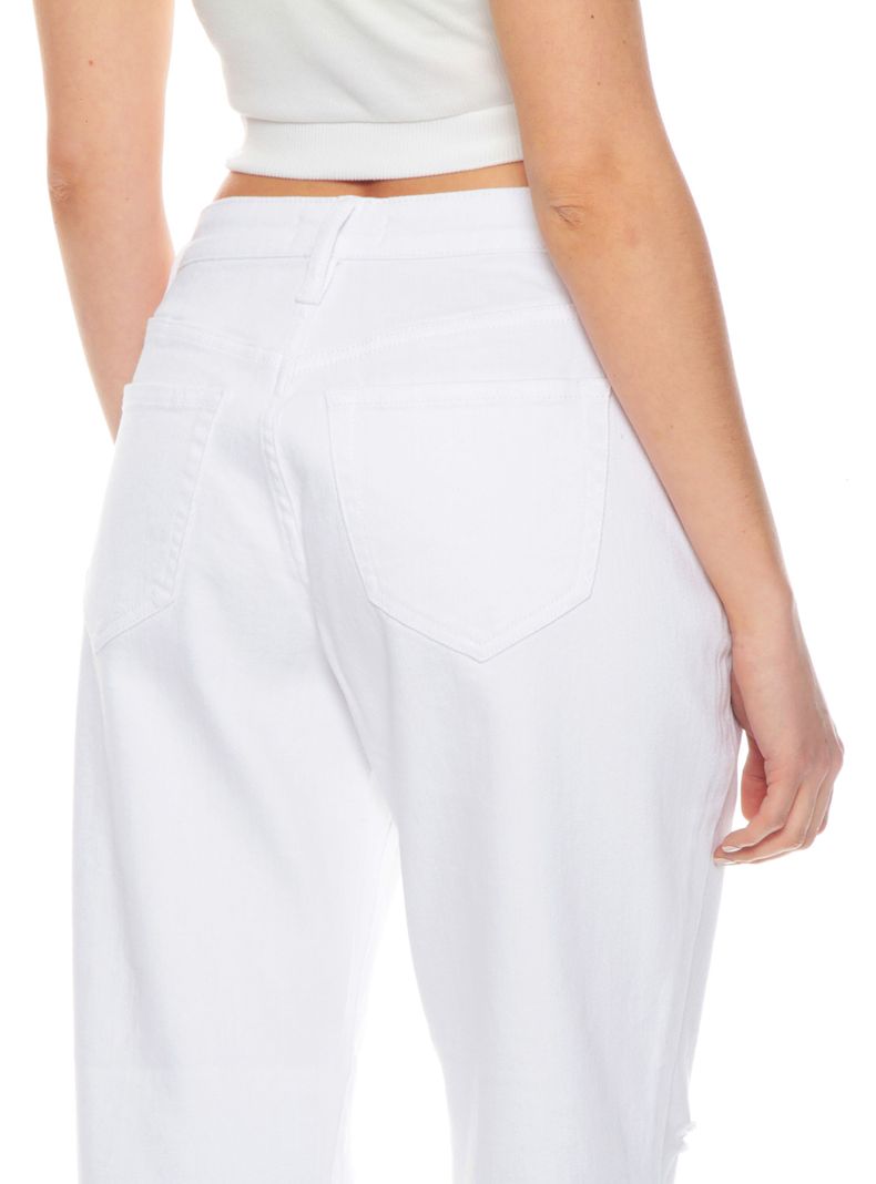 Jeans Crop Pretina y Desgastes-2
