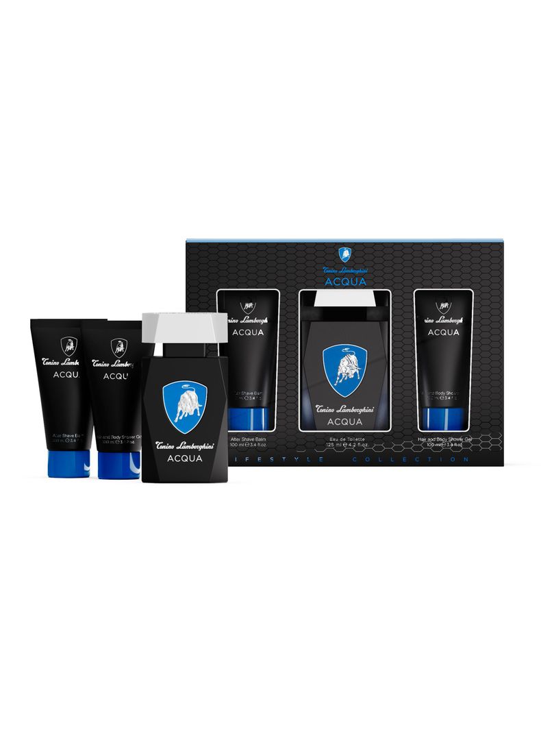 Set Perfume Acqua EDT Hombre 125 ml + Shower Gel 100 ml + After Shave Balm 100 ml-0