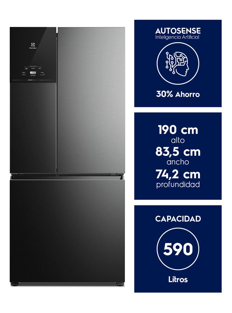 Refrigerador Bottom Freezer No Frost 590 Litros IM8B Multidoor-2