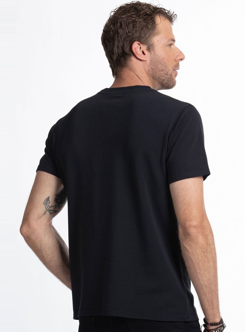 Polera Regular Fit Garment Dye Piqué Carmel-1