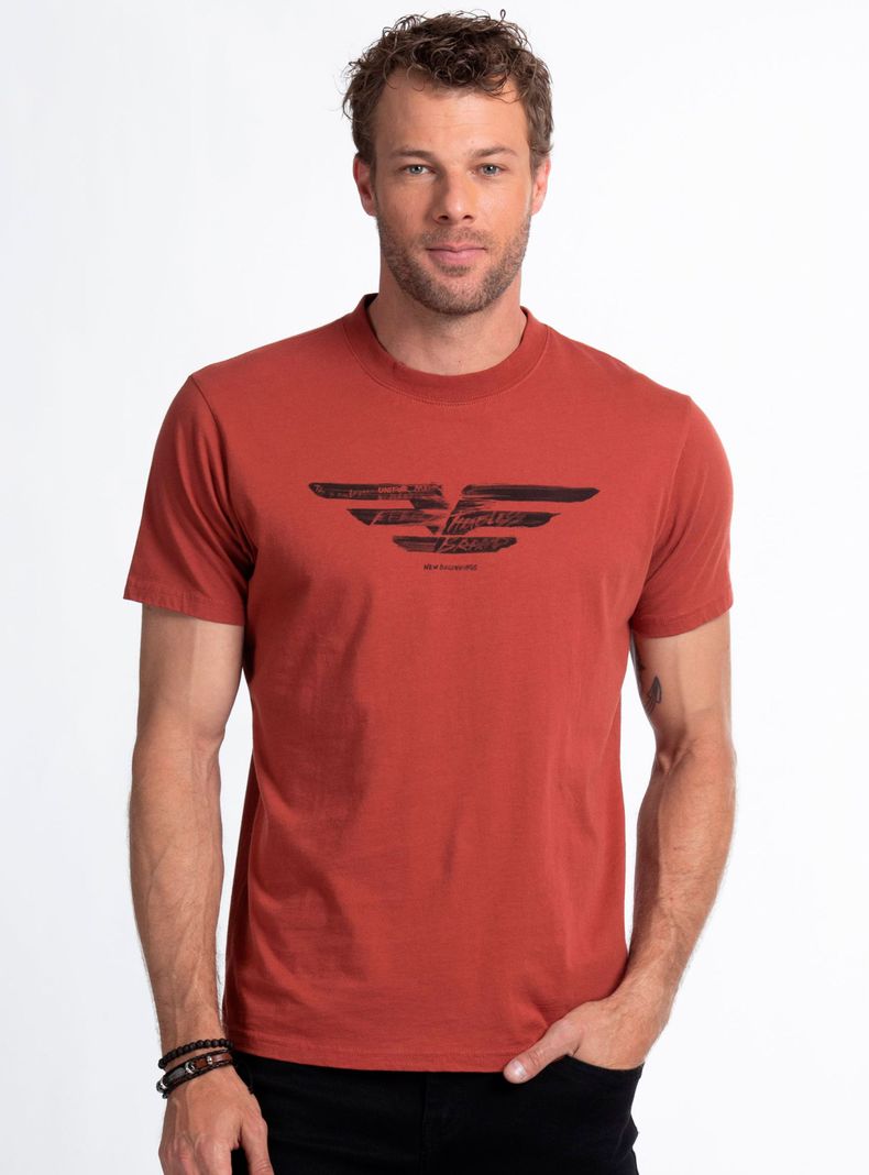 Polera Regular Fit Silicone Wash Burd-0