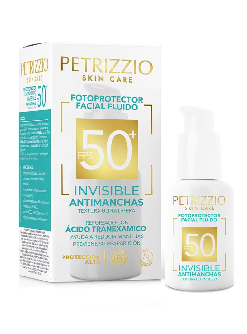 Protector solar rostro antimanchas invisible FPS50 40 ml-1