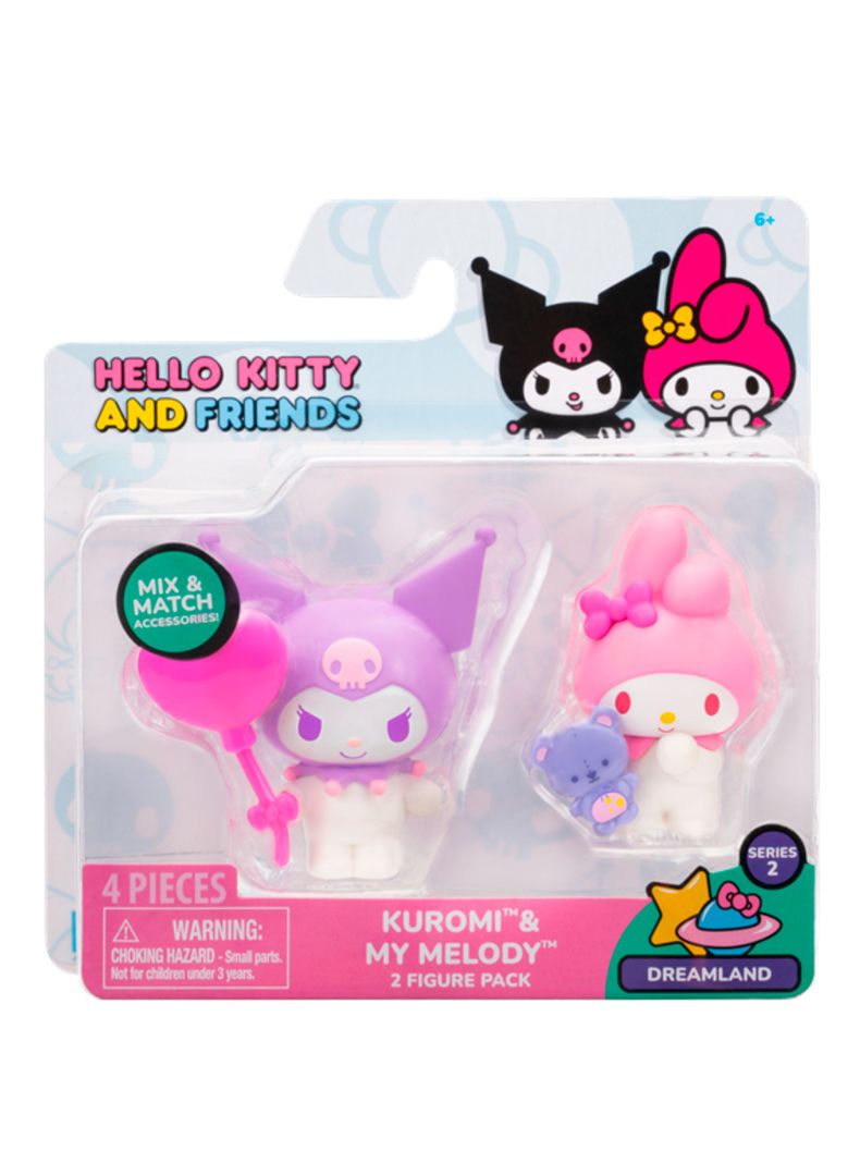 Pack Figuras Kuromi & My Melody-1