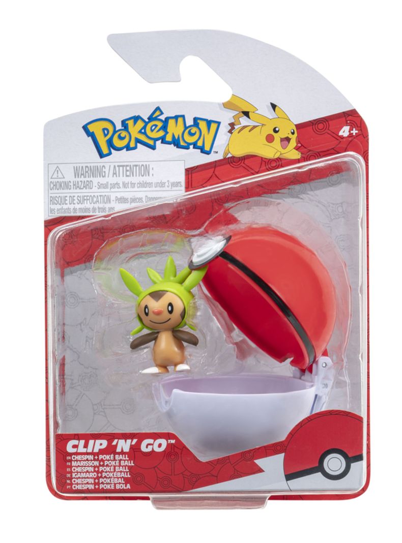 Figura de Acción Chespin Pokebola-1