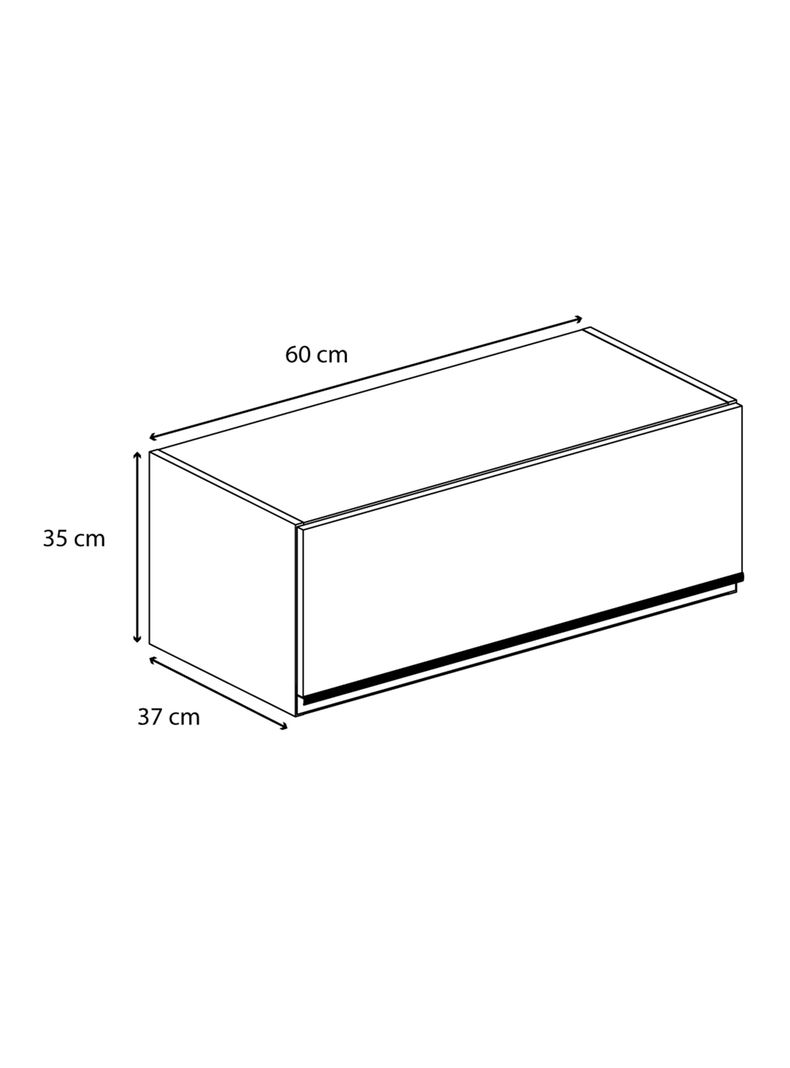 Mueble Aéreo 60 cm con Puerta Nox-1