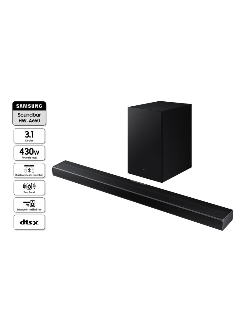 Soundbar Bluetooth HW-A650 3.1ch-0