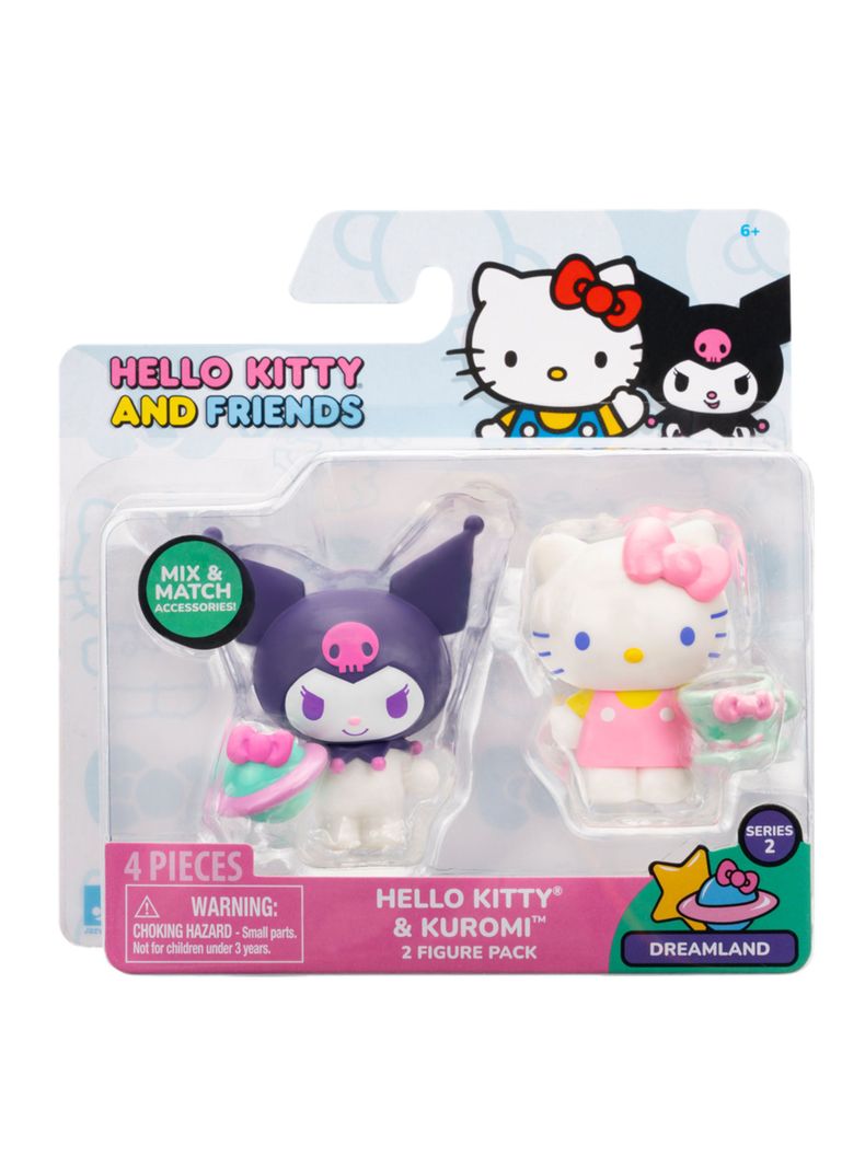 Pack Figuras Hello Kitty y Kuromi-1
