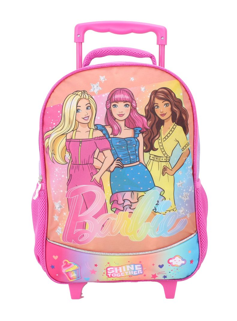 Mochila Inantilf Ruedas Barbie 2 Diseños-0