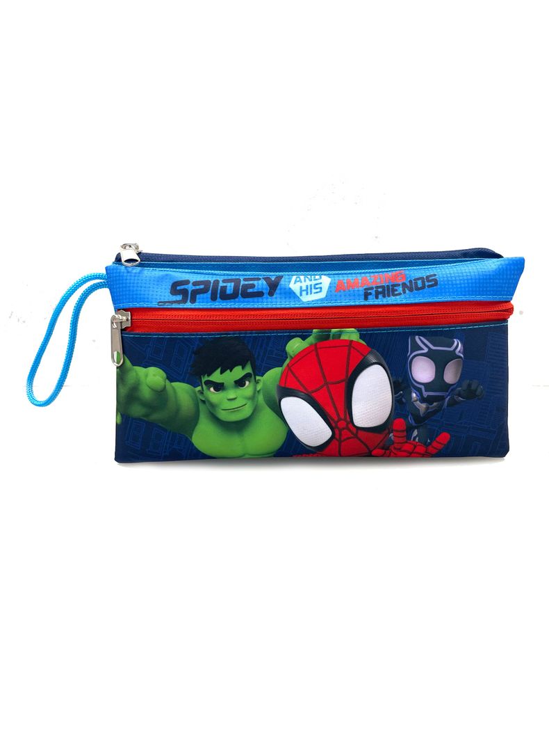 Estuche Doble Cierre 2 Diseños Spidey-2