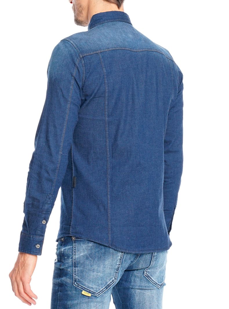 Camisa de Mezclilla Casual-1