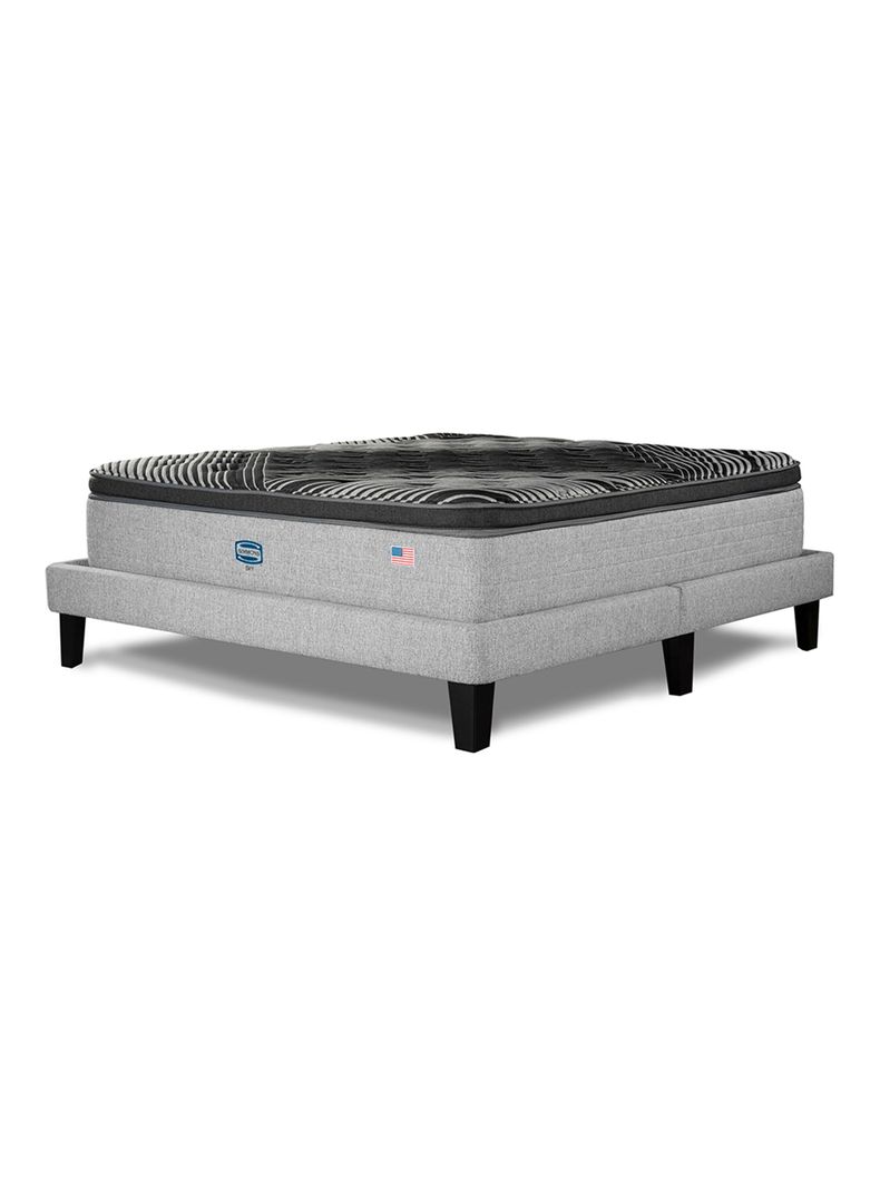 Cama Lownest Sky 2 Plazas + Respaldo Tibet Plata