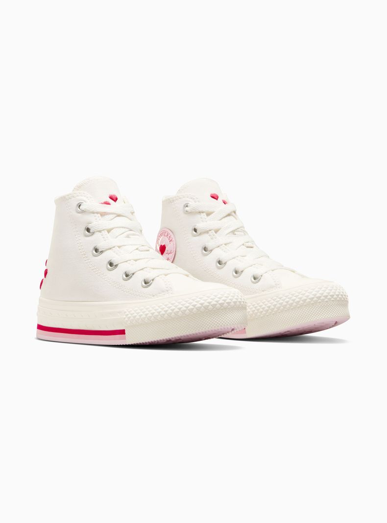 Zapatilla Urbana Print Corazón Niña Chuck All Star EVA Lift-1