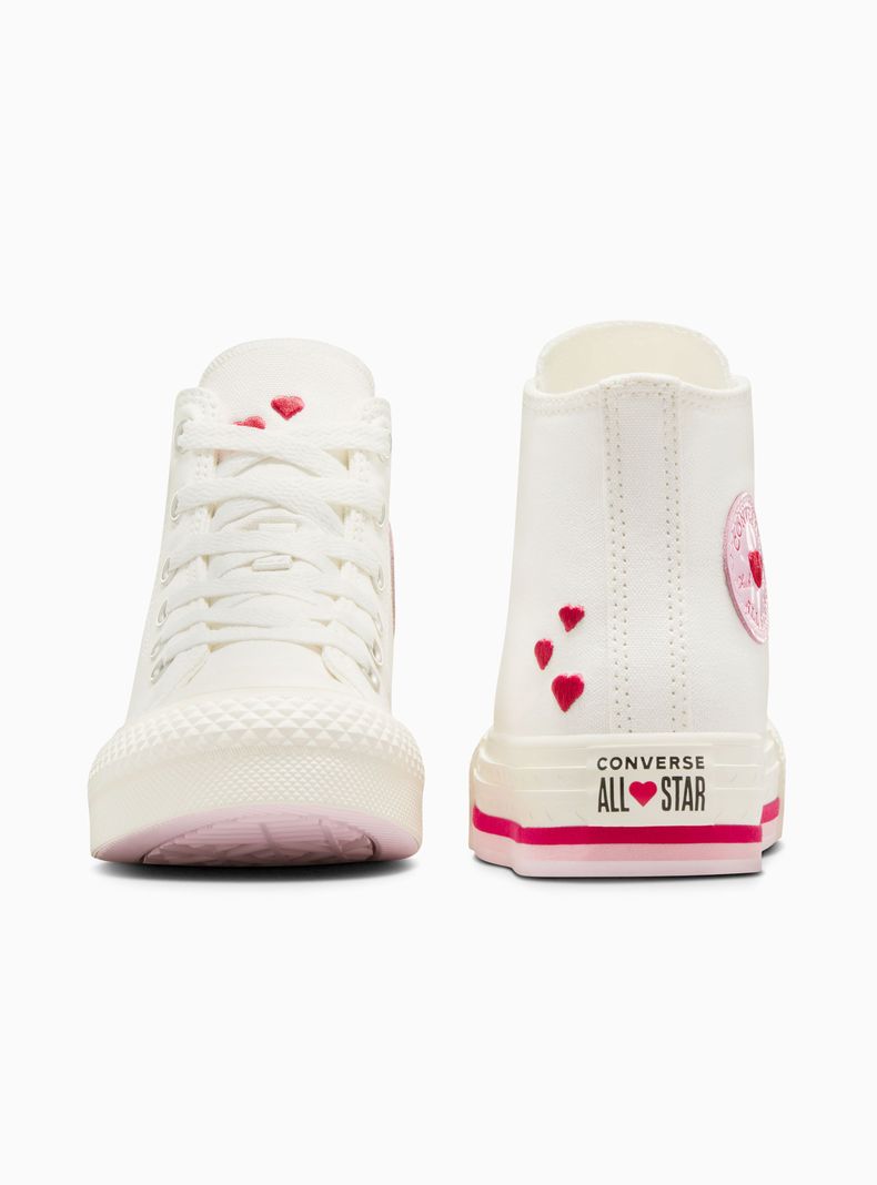 Zapatilla Urbana Print Corazón Niña Chuck All Star EVA Lift-3