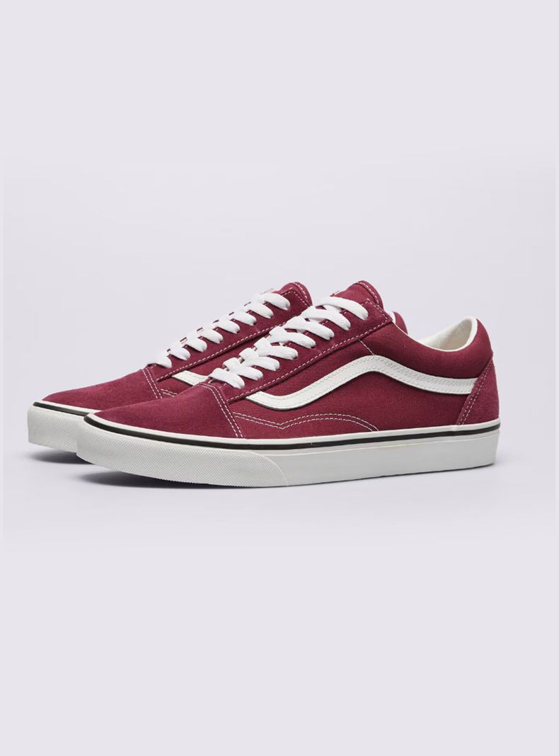 Zapatilla Urbana Cuero Old Skool Mujer-1