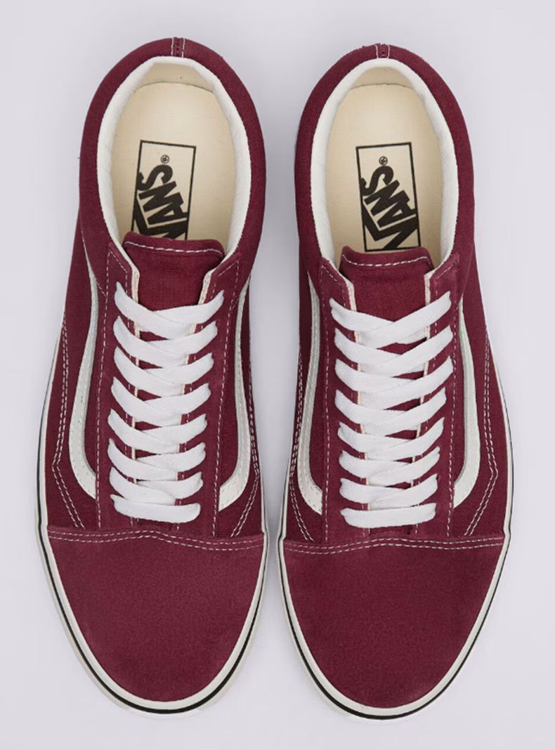 Zapatilla Urbana Cuero Old Skool Mujer-2