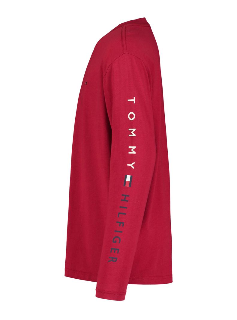 Polera Manga Larga Basic Rojo-1