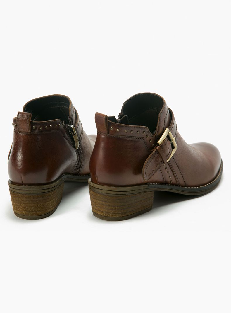 Botín Gacel Mujer Modelo Gina Tira Empeine Cobre Gacel