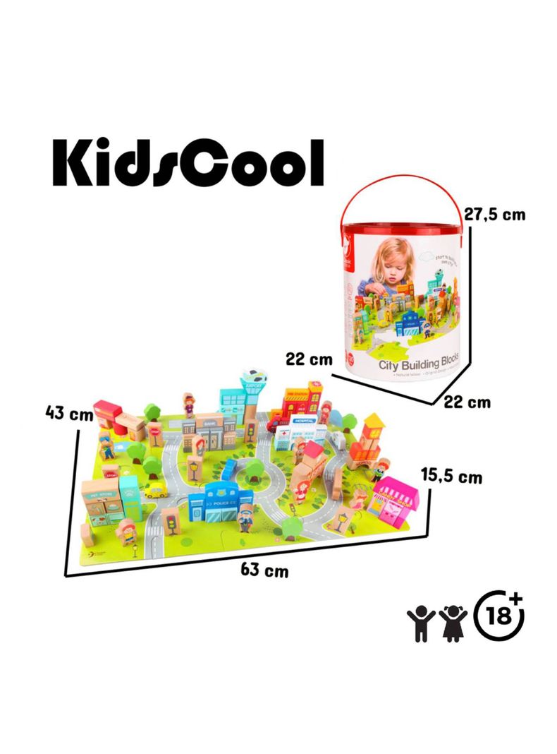 Juego de Construcción Ciudad Feliz-1