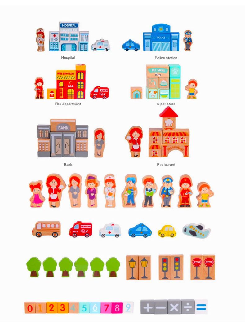 Juego de Construcción Ciudad Feliz-4