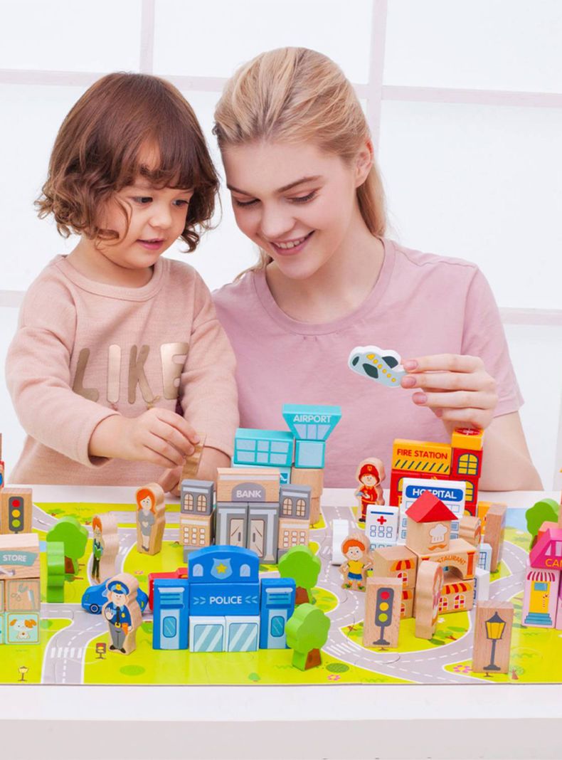 Juego de Construcción Ciudad Feliz-5