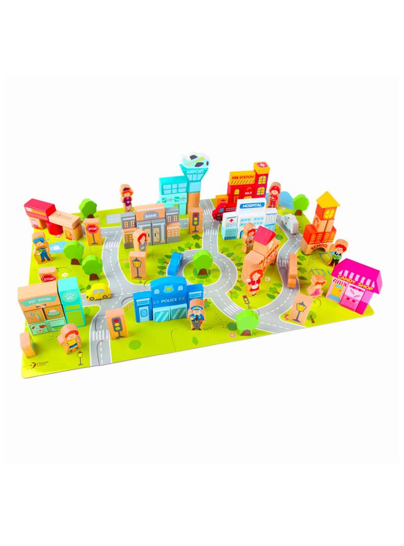 Juego de Construcción Ciudad Feliz-0