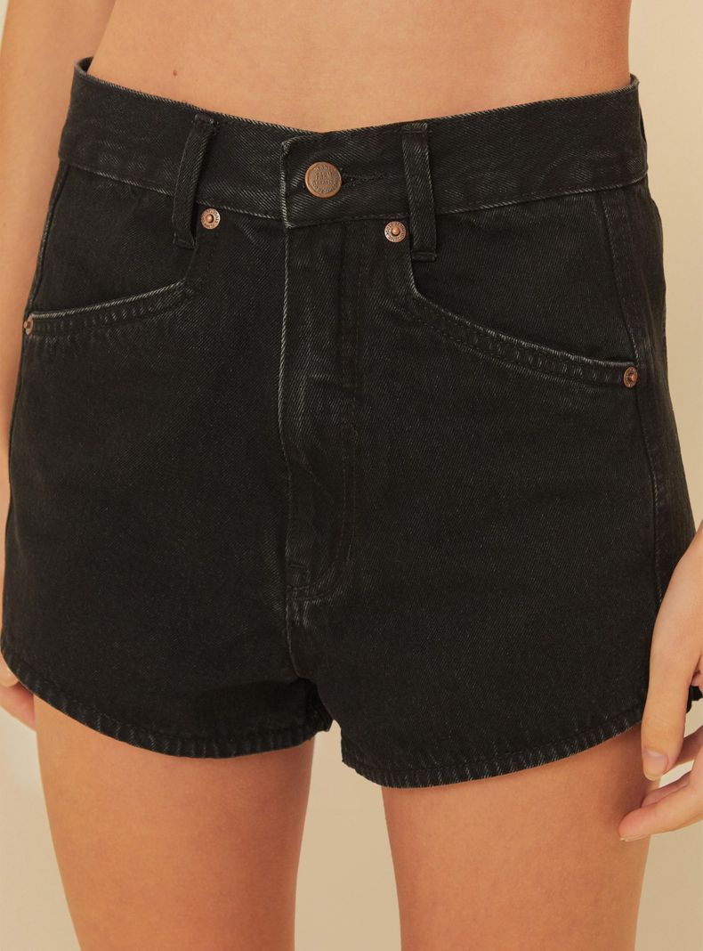 Short Jeans Tiro Alto-2