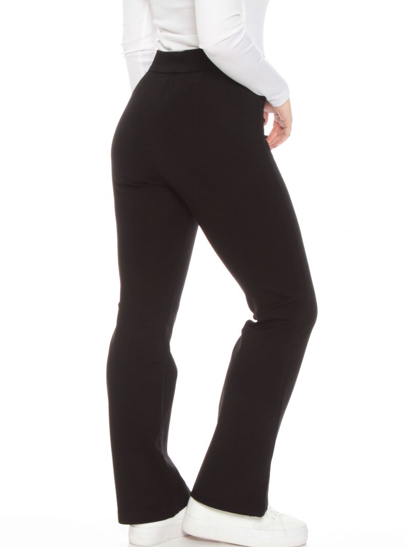 Calza Recto con Corte en Delantero y Doble Broche-1