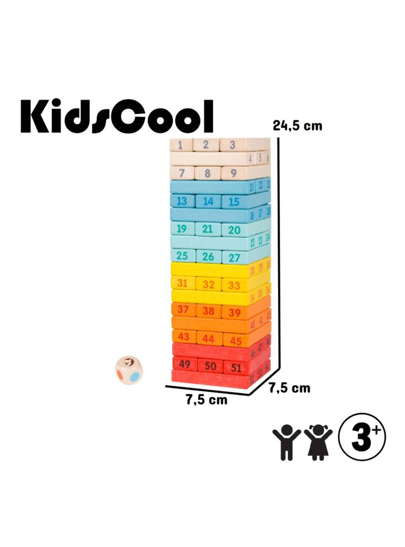 Juego Didáctico Torre Multicolor-1