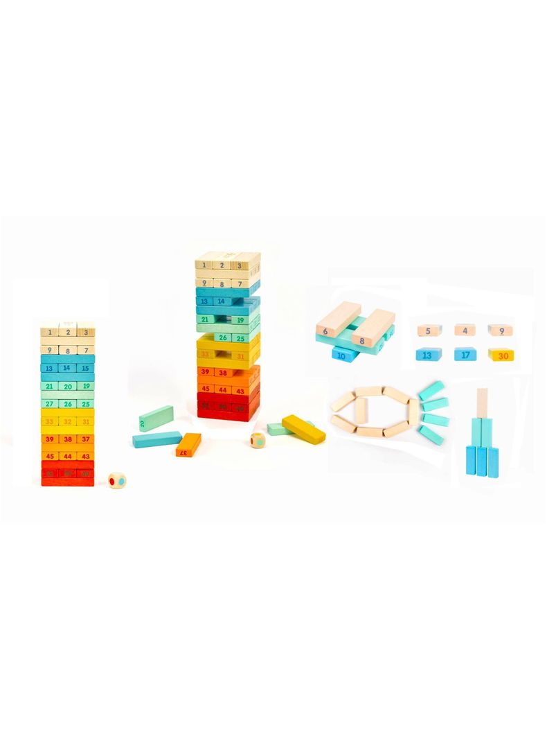 Juego Didáctico Torre Multicolor-3