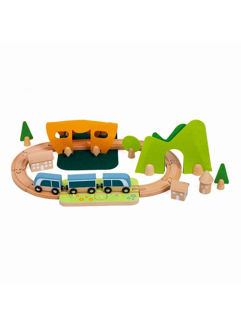 Juego Didáctico Pista de Tren Feliz-2