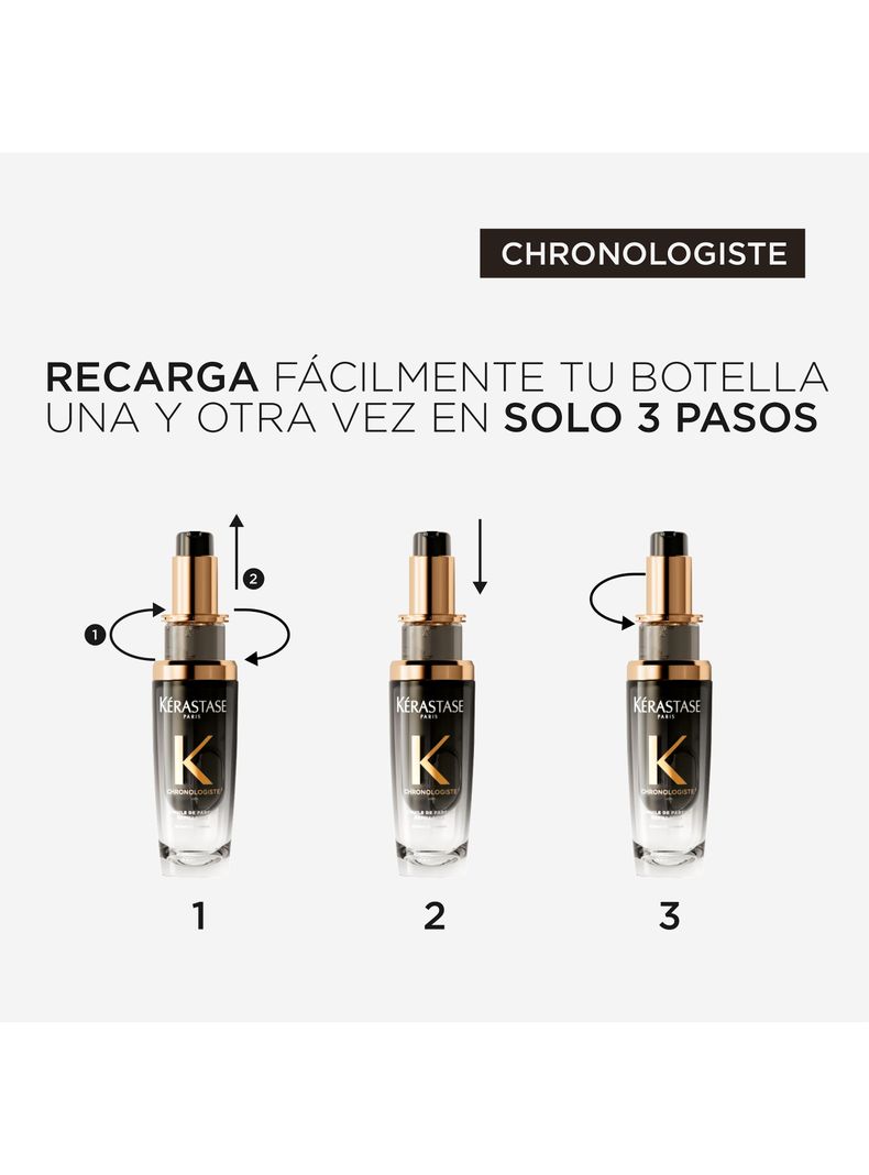 Aceite Revitalizante Chronologiste L'Huile de Parfum 75ml Kérastase para todo tipo de cabello-5